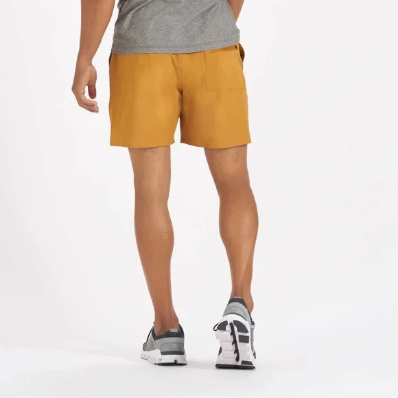 NWT ⛰ Vuori | Trail Short - Dark Golden - Picture 4 of 14